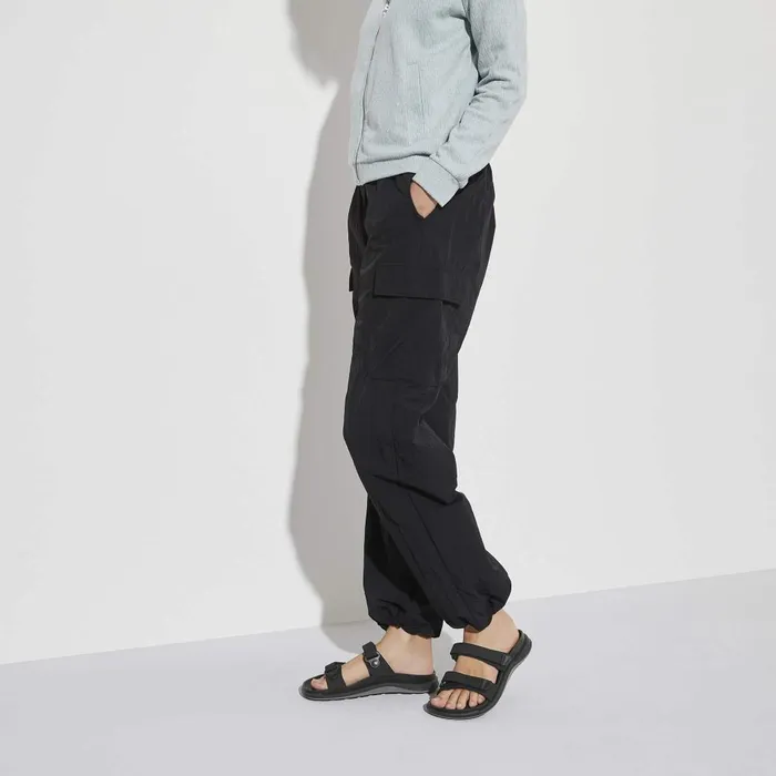 Women Birkenstock TwoStrap Sahara Futura Black