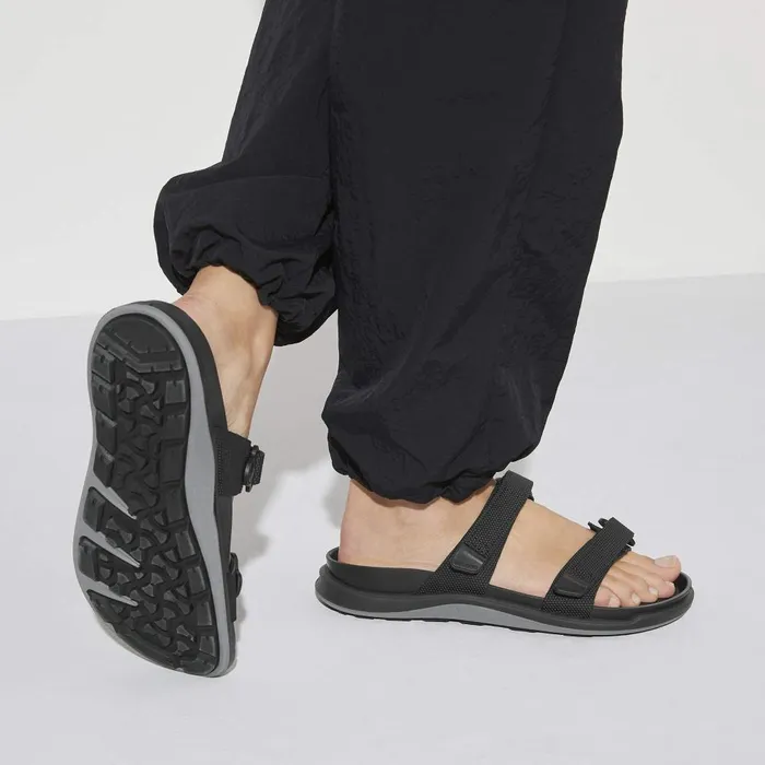Women Birkenstock TwoStrap Sahara Futura Black