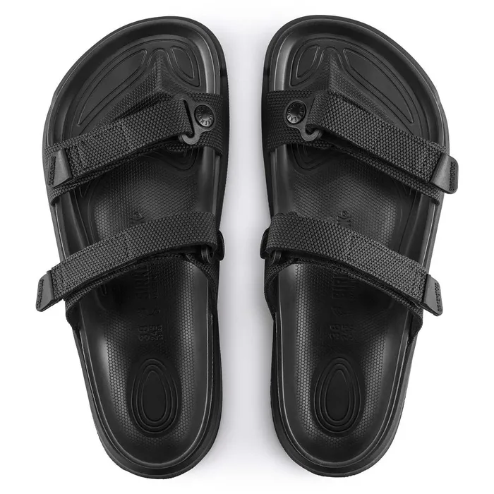 Women Birkenstock TwoStrap Sahara Futura Black