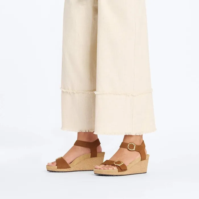 Women Birkenstock TwoStrap Soley Burnt Orange