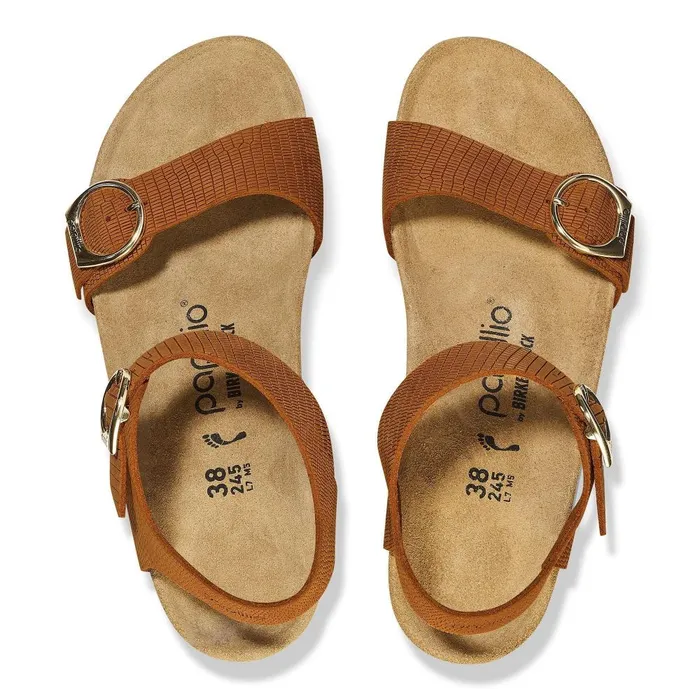 Women Birkenstock TwoStrap Soley Burnt Orange