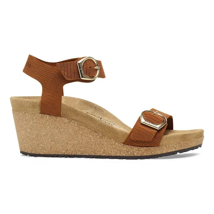 Women Birkenstock TwoStrap Soley Burnt Orange