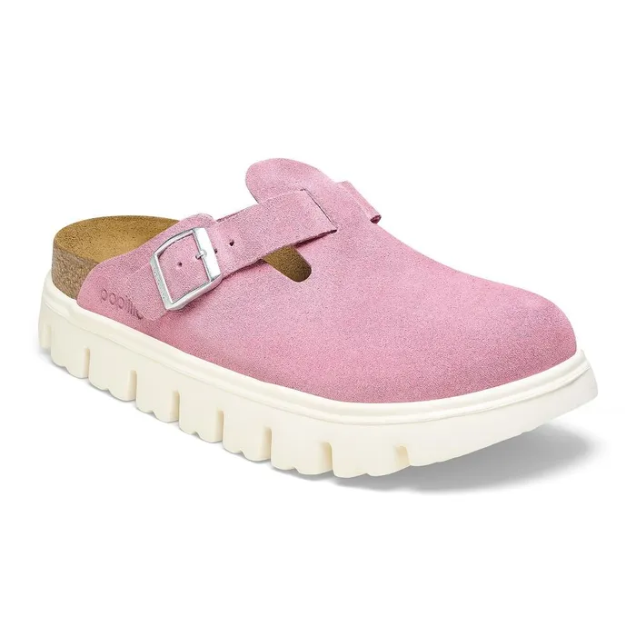 Women Birkenstock Wedges and Platforms Boston Chunky Candy Pink