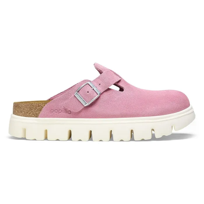 Women Birkenstock Wedges and Platforms Boston Chunky Candy Pink