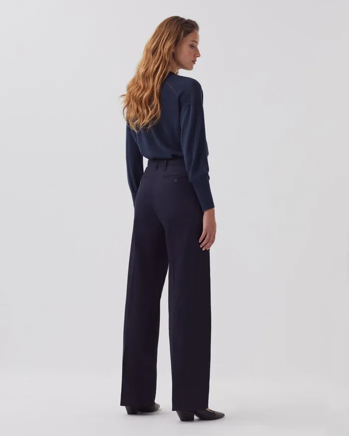 Women Blandine 8211 Straight Trousers Night Sky Comptoir Des Cotonniers Trousers Women Blandine 8211 Straight Trousers Night Sky Comptoir Des Cotonniers Trousers