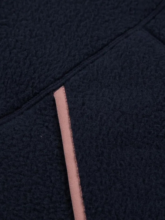 Women Bolster Fleece Gilet Navyolive Finisterre Fleece