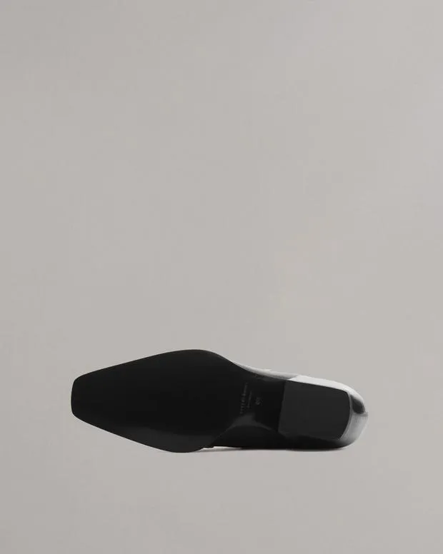 Women Boots Rag and Bone Joni Zip Leather Boot Black