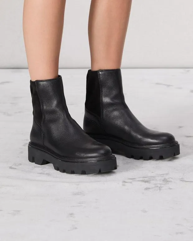 Women Boots Rag and Bone Quinn Leather Boot Black