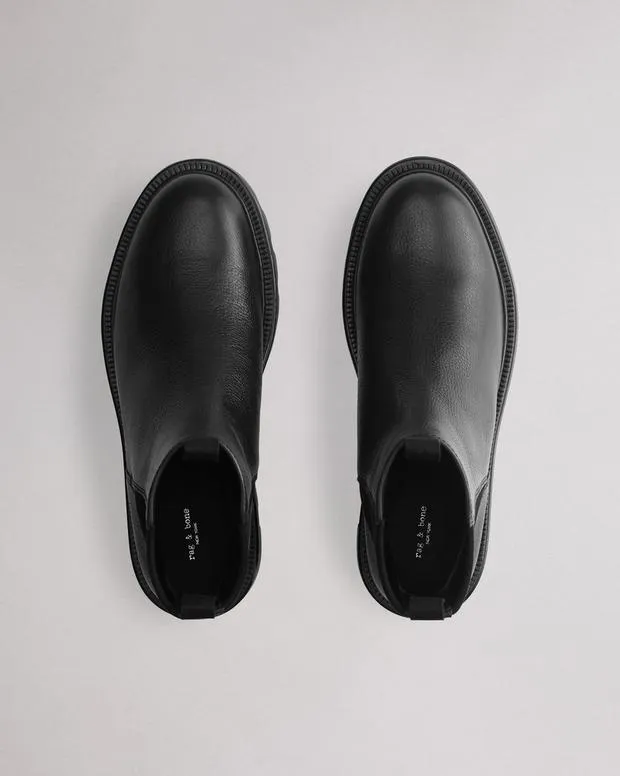 Women Boots Rag and Bone Quinn Leather Boot Black