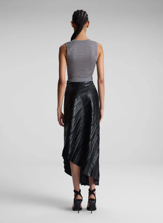 Women Brody Fine Merino Vest Medium Heather Grey ALC Tops