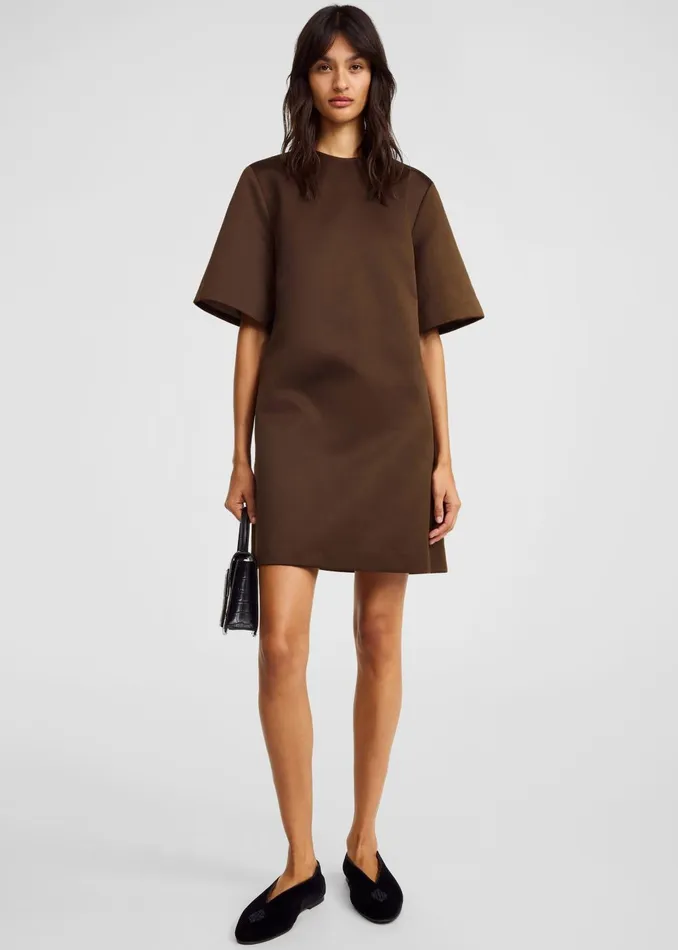 Women By Malene Birger Harperz Dress 8211 Dark Mahogany The Frankie Shop Dresses