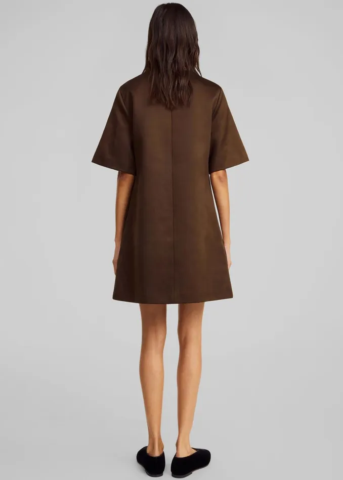 Women By Malene Birger Harperz Dress 8211 Dark Mahogany The Frankie Shop Dresses