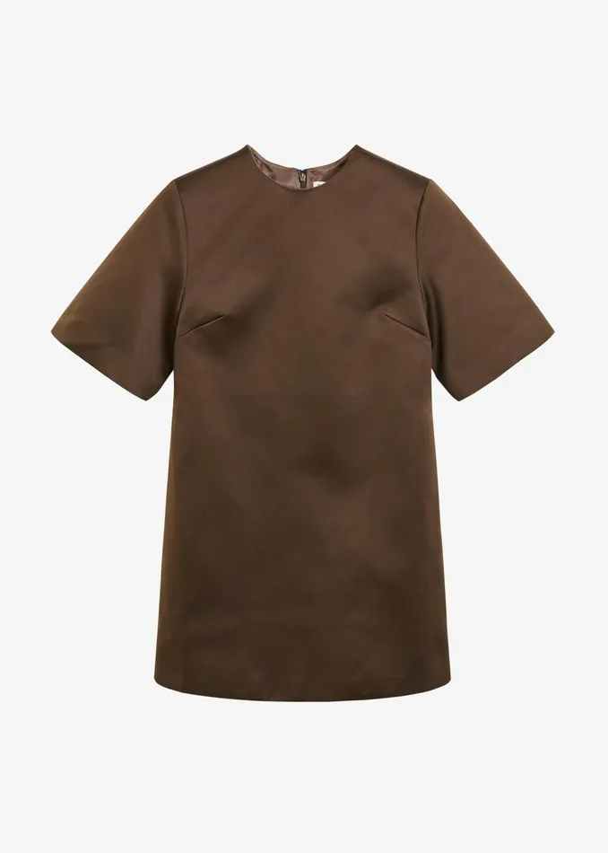 Women By Malene Birger Harperz Dress 8211 Dark Mahogany The Frankie Shop Dresses