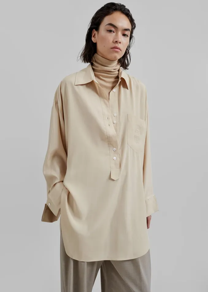 Women By Malene Birger Maye Blouse 8211 Nomad The Frankie Shop Tops