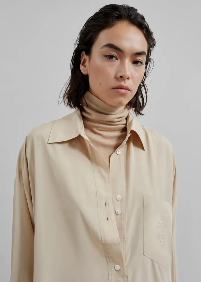 Women By Malene Birger Maye Blouse 8211 Nomad The Frankie Shop Tops