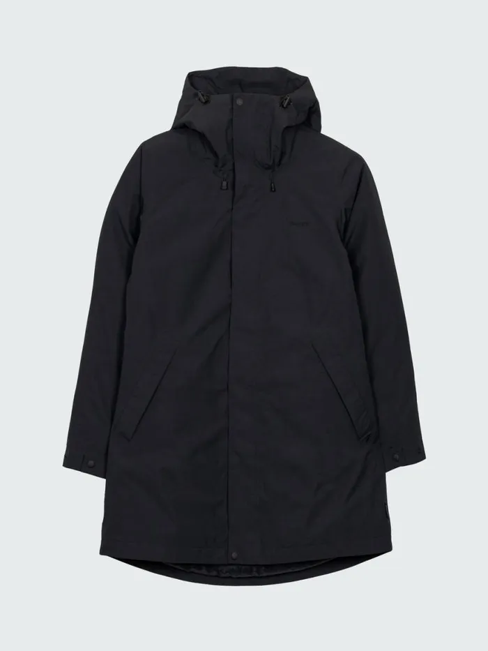 Women Caelus Waterproof Parka Black Finisterre Jackets Coats and Gilets
