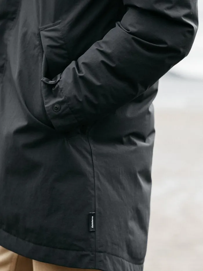 Women Caelus Waterproof Parka Black Finisterre Jackets Coats and Gilets