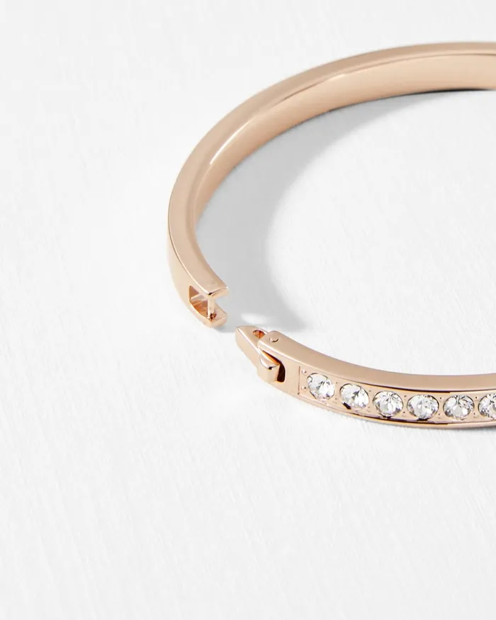 Women CLEMARA 8211 Swarovski Crystal Bangle Clear Ted Baker Jewellery