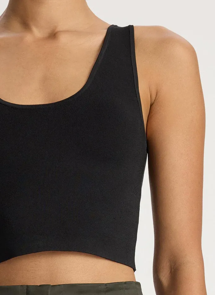 Women Cleo Compact Knit Top Black ALC Tops