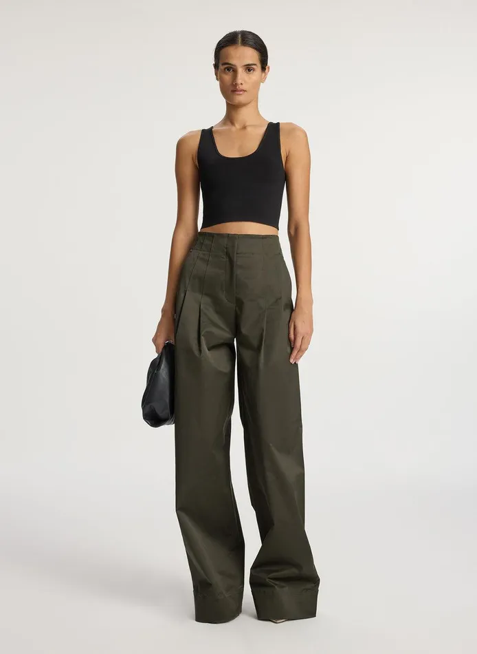 Women Cleo Compact Knit Top Black ALC Tops