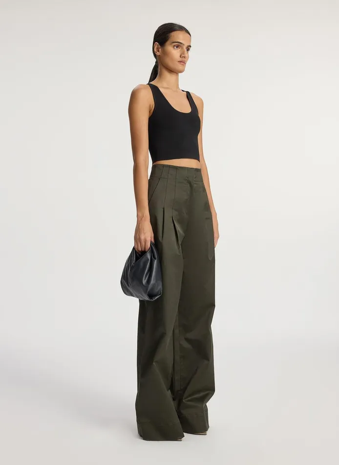 Women Cleo Compact Knit Top Black ALC Tops