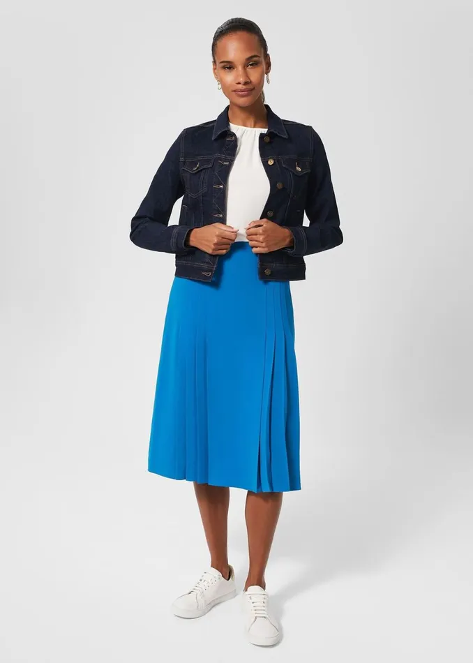 Women Coats and Jackets Hobbs Mariam Jacket Indigo
