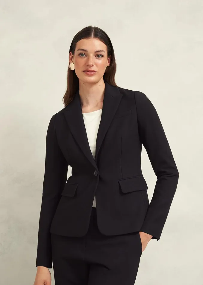 Women Coats and Jackets Hobbs Mia Jacket Black