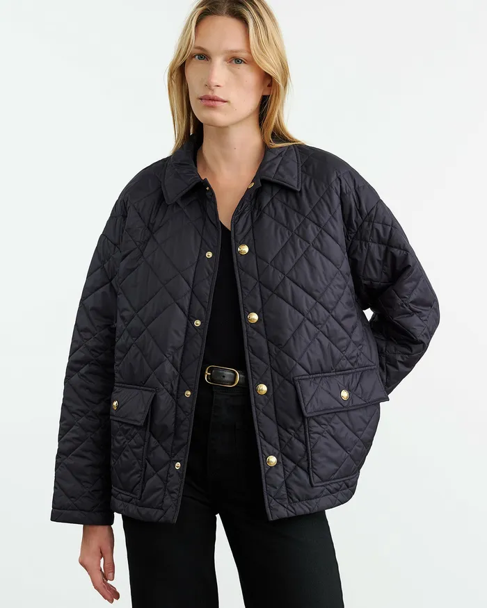 Women Coats and Outerwear Nili Lotan HELAH PARKA Dark Navy