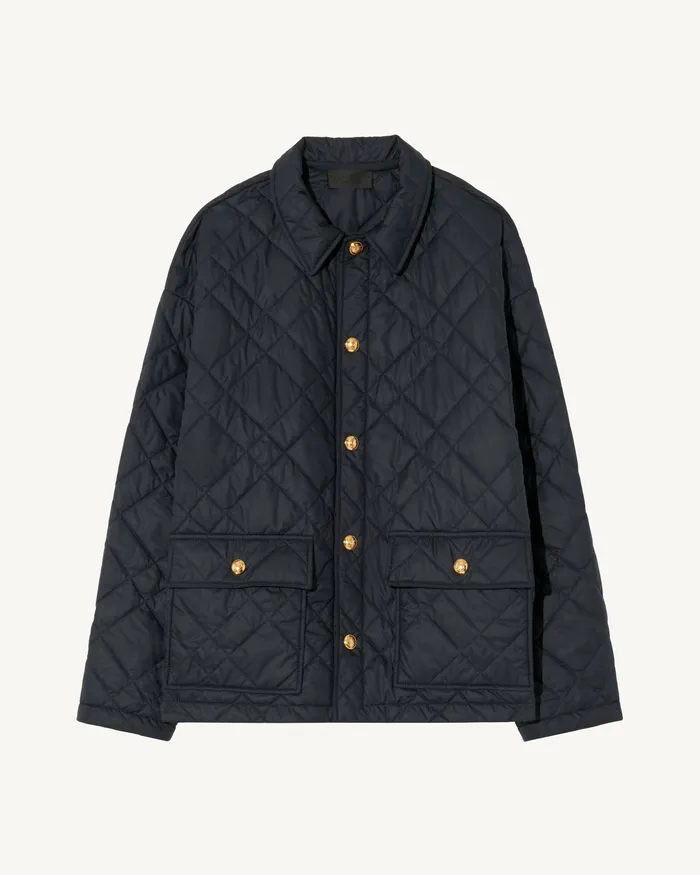Women Coats and Outerwear Nili Lotan HELAH PARKA Dark Navy