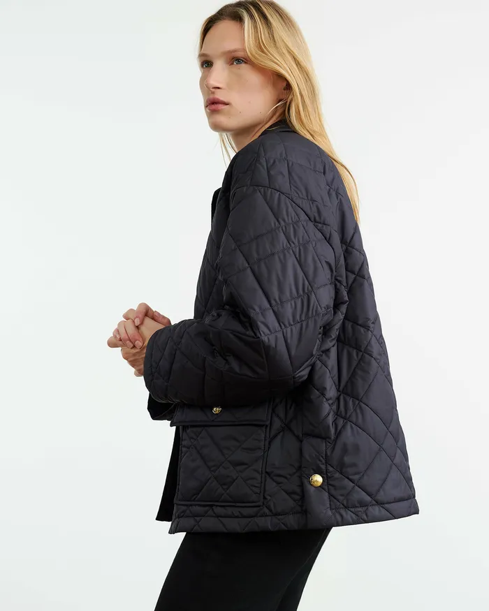 Women Coats and Outerwear Nili Lotan HELAH PARKA Dark Navy