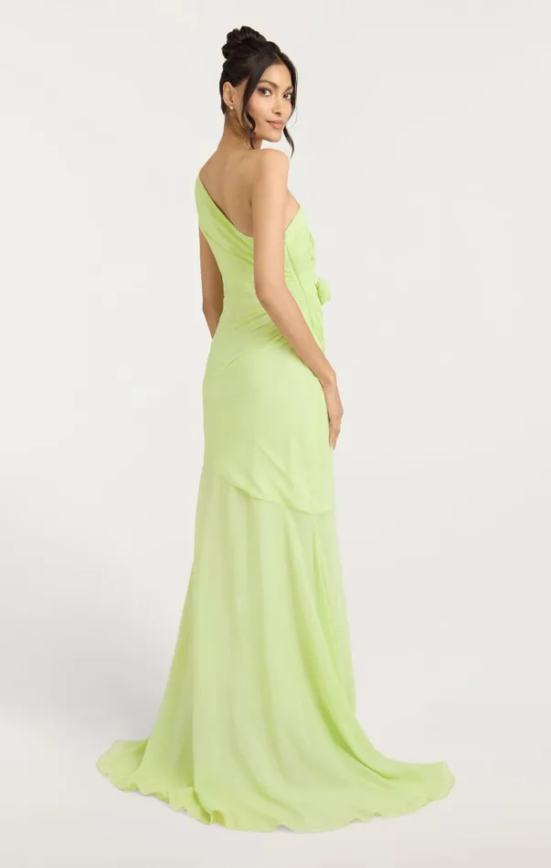 Women Cocktail and Evening Cinq Sept Kaleb Gown Pistachio