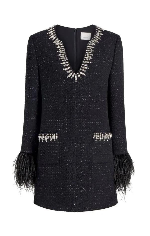 Women Cocktail and Evening Cinq Sept Static Boucle Kas Dress Black