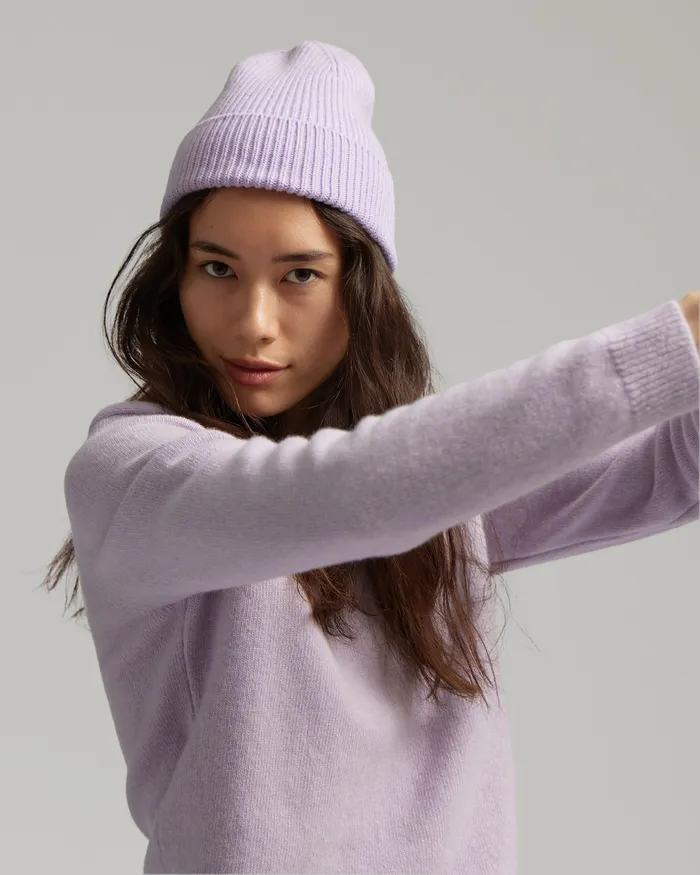 Women Colorfulstandard Merino Wool Beanie 8211 Ultra Violet Beanies