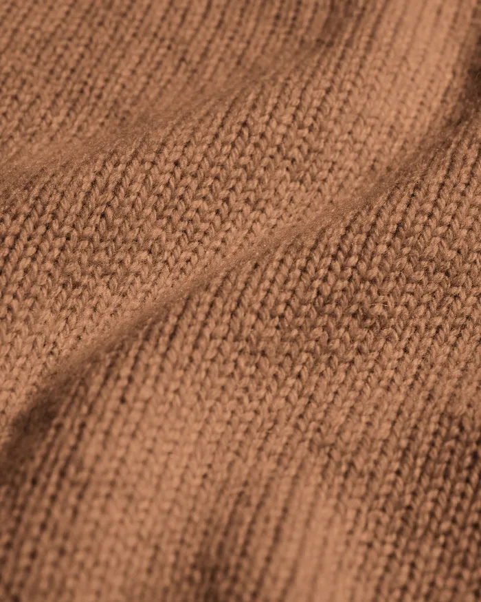 Women Colorfulstandard Oversized Merino Wool Crew 8211 Sahara Camel Knit Sweaters
