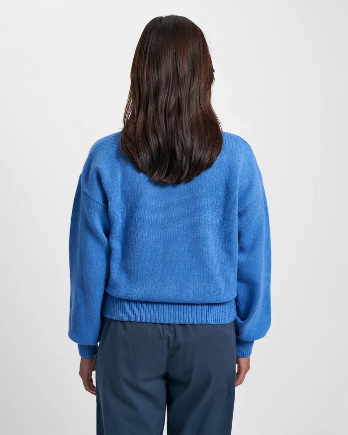 Women Colorfulstandard Oversized Merino Wool Crew 8211 Sahara Camel Knit Sweaters