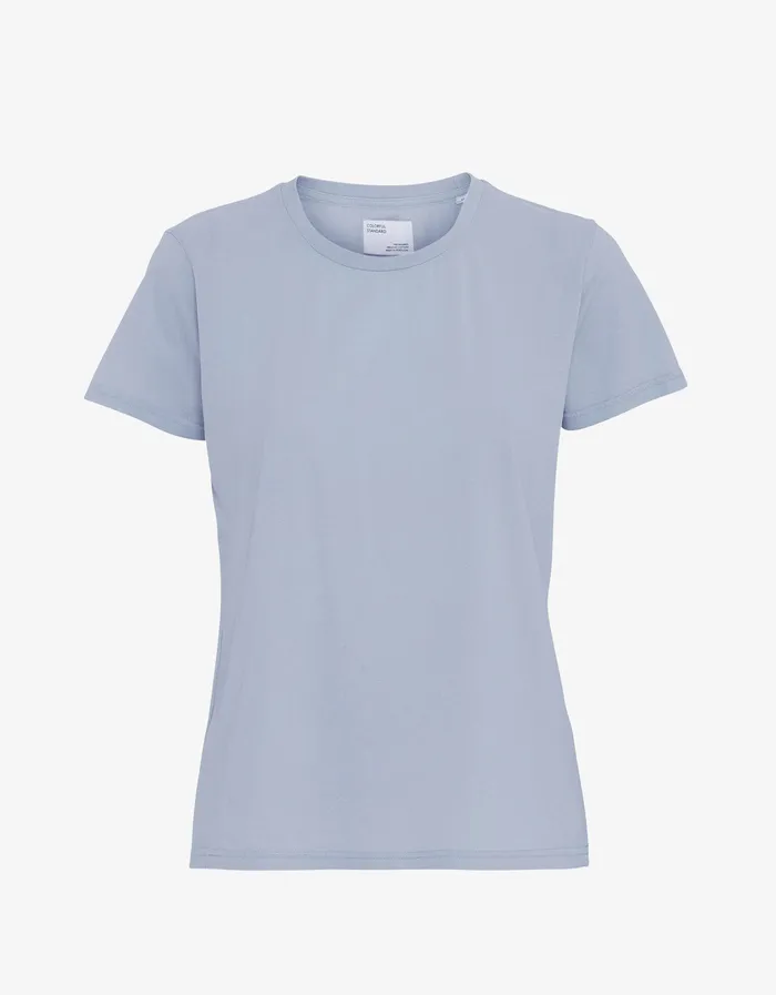 Women Colorfulstandard Women Light Organic Tee 8211 Powder Blue TShirts