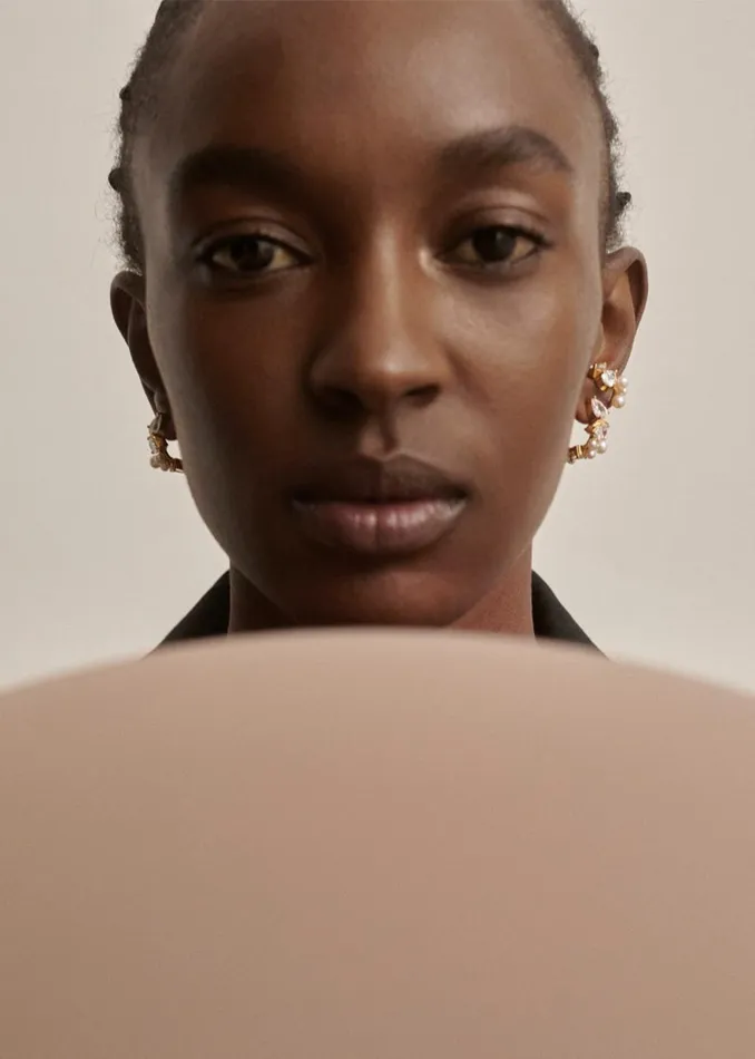 Women Completedworks Chasing Shadows Ear Cuff 8211 Gold The Frankie Shop