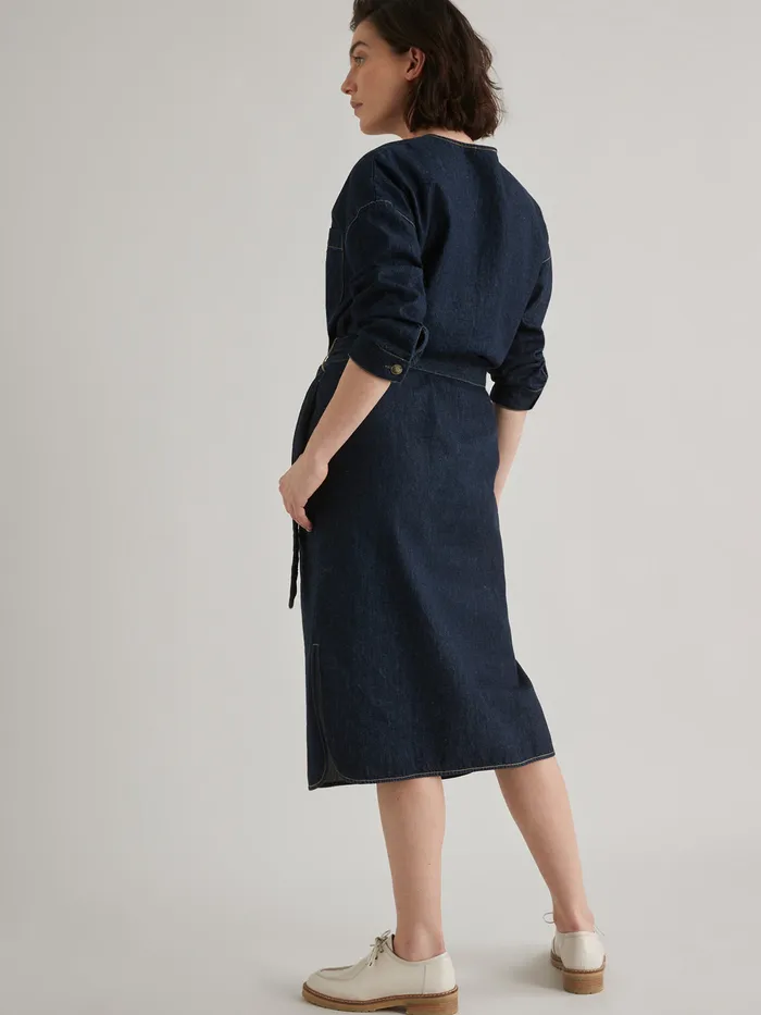 Women Cyrillus Clothing Cotton And Hemp ShiftDress