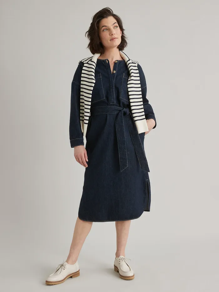 Women Cyrillus Clothing Cotton And Hemp ShiftDress