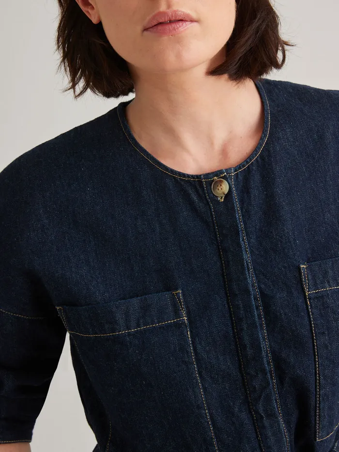 Women Cyrillus Clothing Cotton And Hemp ShiftDress