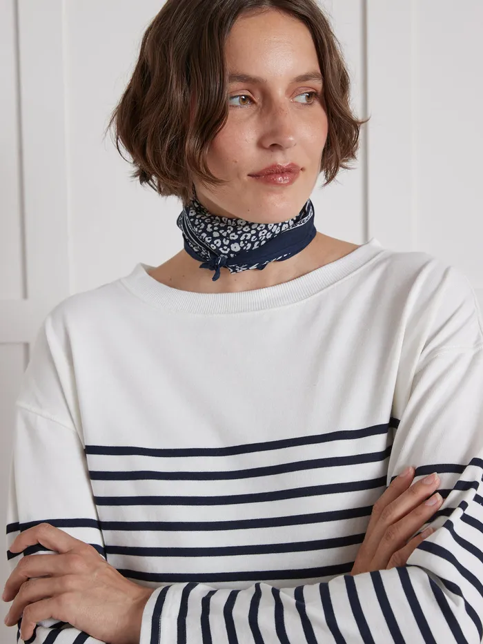 Women Cyrillus Clothing Organic Cotton SailorStripe TShirt 8211 The 034Classic La Franaise034 Collection Rayure Encre