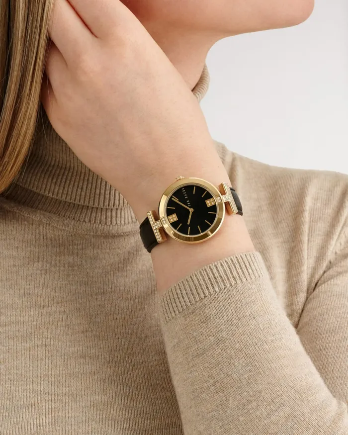 Women DARBEYA 8211 Darbey T Vegan Leather Strap Watch Black Ted Baker Watches Women DARBEYA 8211 Darbey T Vegan Leather Strap Watch Black Ted Baker Watches