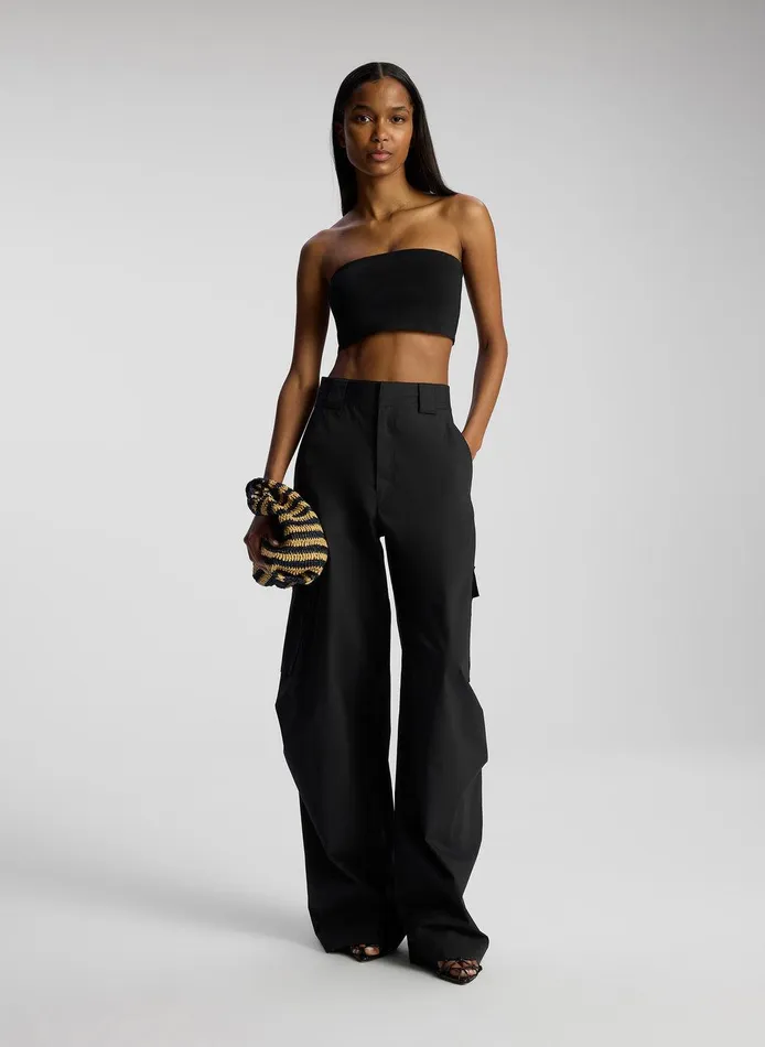 Women Dean Compact Knit Bra Black ALC Tops