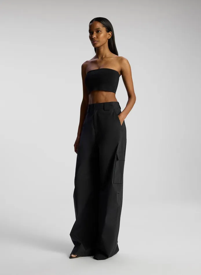 Women Dean Compact Knit Bra Black ALC Tops