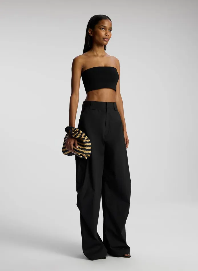 Women Dean Compact Knit Bra Black ALC Tops