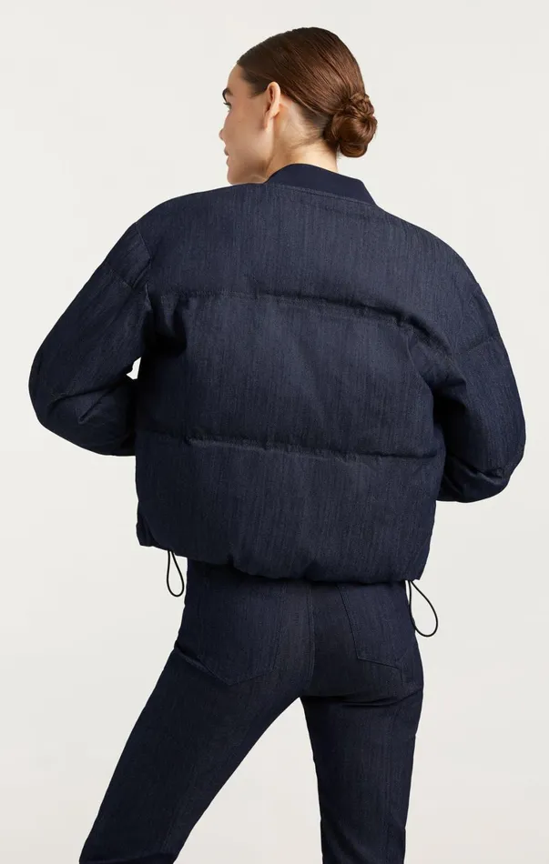 Women Denim Cinq Sept Denim Maris Puffer Indigo