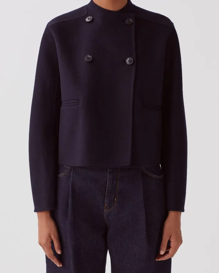 Women DoubleSided Jacket Night Sky Comptoir Des Cotonniers Coats and Jackets Women DoubleSided Jacket Night Sky Comptoir Des Cotonniers Coats and Jackets