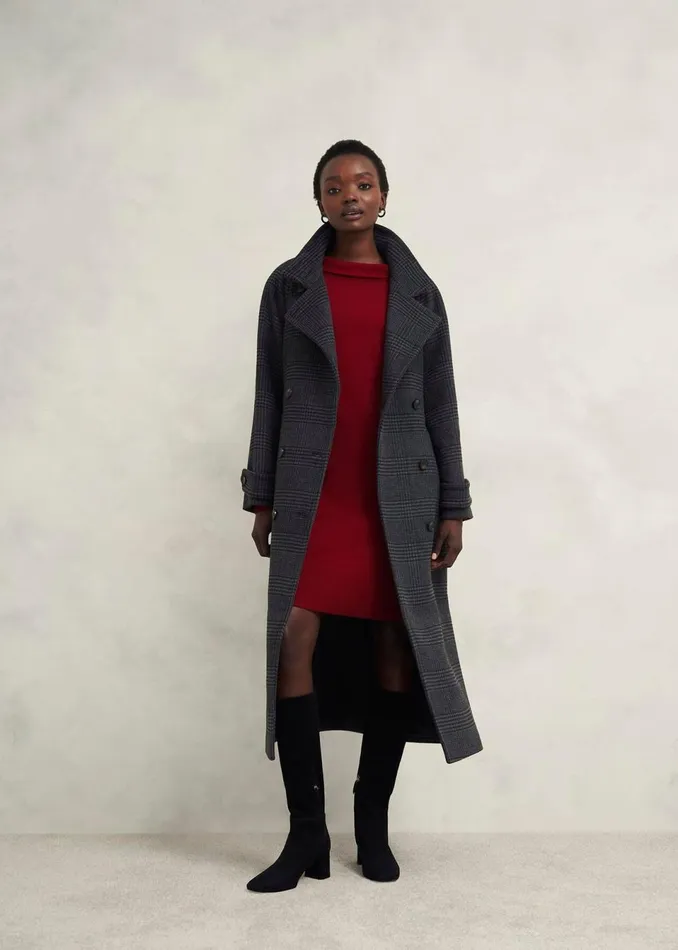 Women Dresses and Jumpsuits Hobbs Audrey Knitted Dress Rhubarb Red