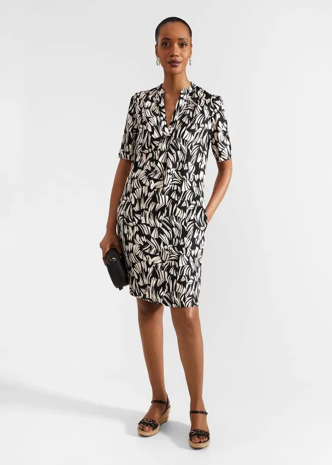 Women Dresses and Jumpsuits Hobbs Lucille Dress Black Cream