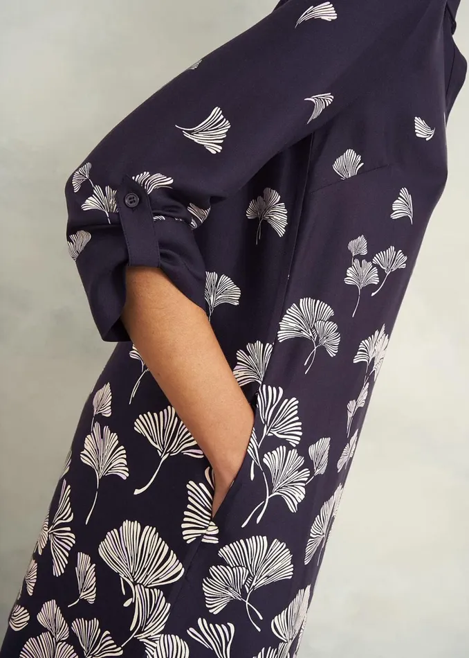 Women Dresses and Jumpsuits Hobbs Marci Dress Navy Multi